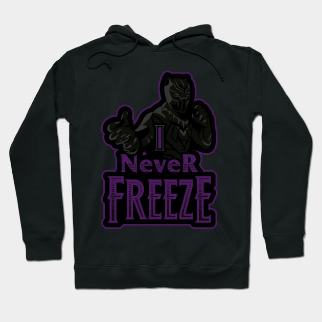 i never freeze Hoodie by dayaganggu